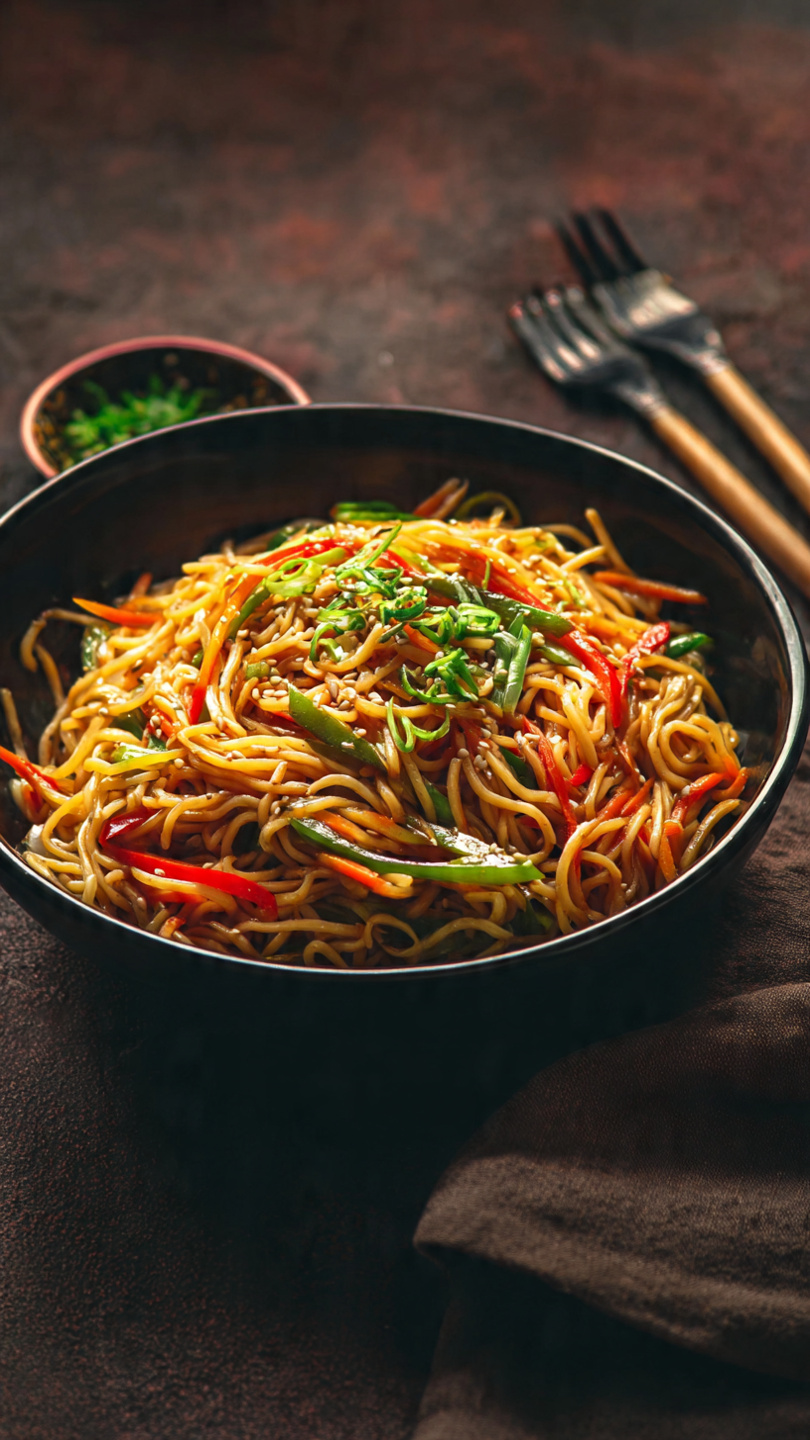 Veg Hakka Noodles
